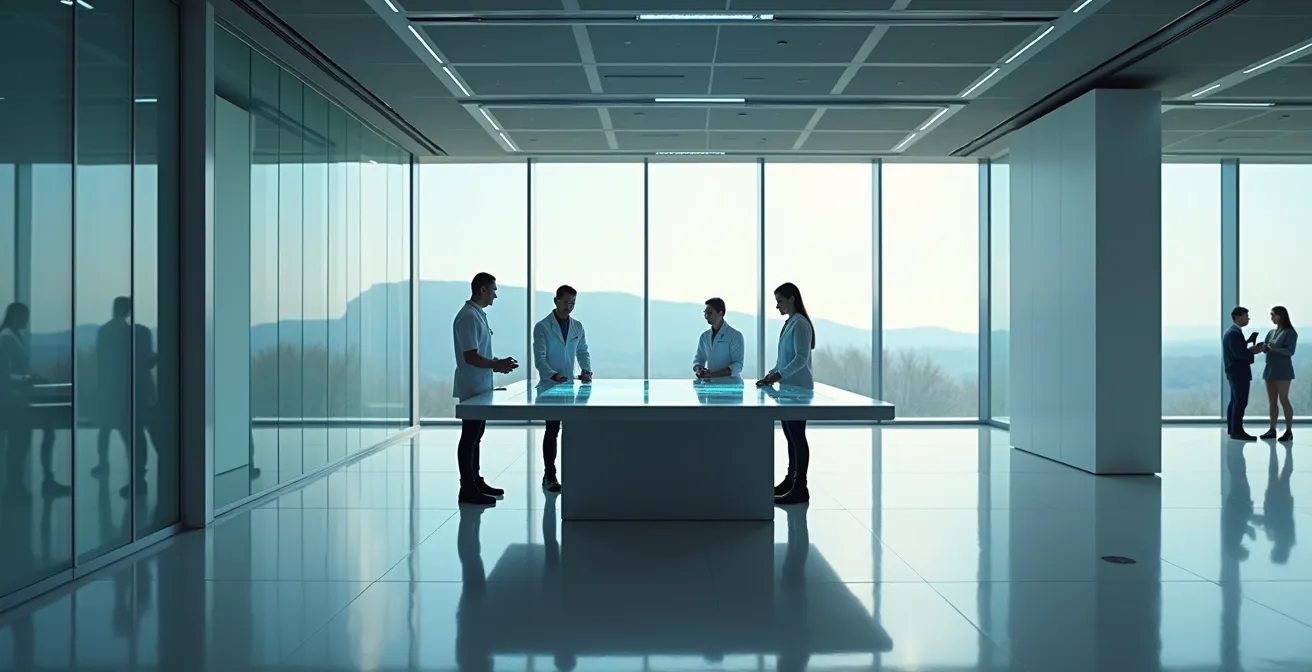 Environnement de travail moderne dans le secteur défense